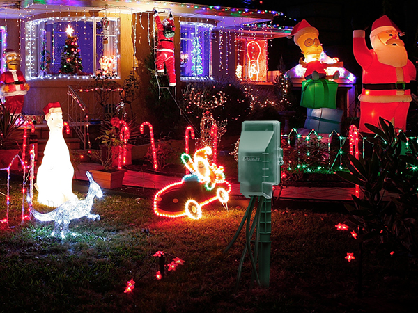 outdoor multi plug extension cord