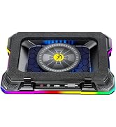 AICHESON Gaming Turbofan Laptop Cooling Pad with 10°C-35°C Temperature Drop, Full Sealed Foam Sta...
