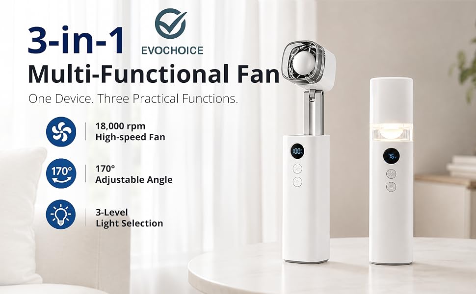 Portable Foldable Turbo Fan