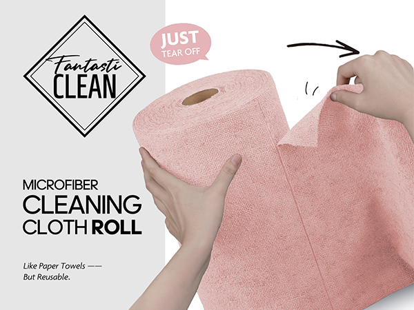 Fantasticlean Reusable Cleaning Cloth Roll