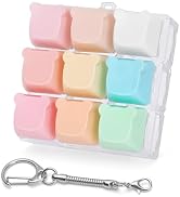 Netholid Clicky Bear Shape Keyboard Fidget Toys for Adults Colorful Clicker Button Keychain for W...
