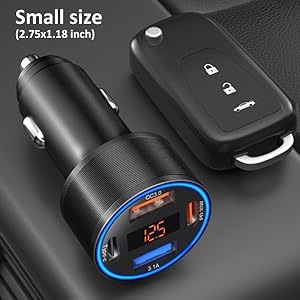 small mini metal micro usb car charger