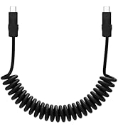 chubbycable Curly Chubby Retractable Fast Charging Cable 120W Coiled Charger Cord for Car Durable...