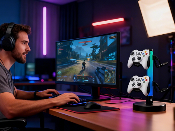 RGB Gaming Headphones Stand