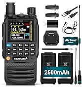 TIDRADIO TD-H3 Ham Multi-Band Radio(2×2500mAh Batteries), Wireless Programming, USB-C Programming...