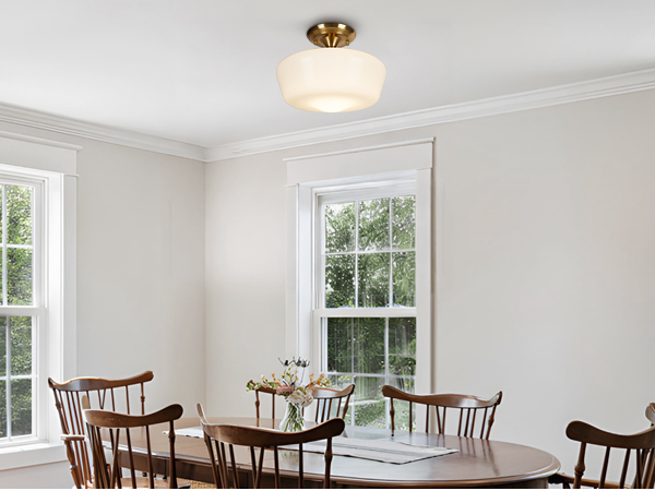 schoolhouse ceiling light