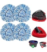 6 Pack Mop Heads Replacements for Ocedar RinseClean 2-Tank System, Spin Mop Replacement Head for ...