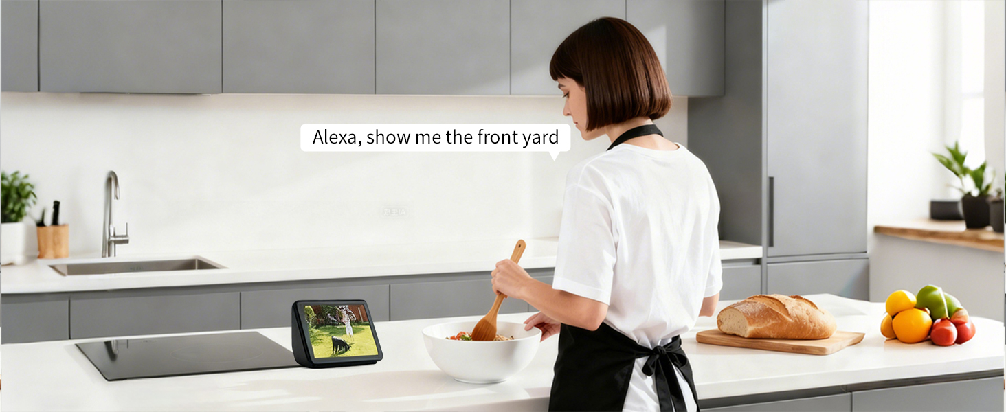 security camera work with alexA, smart wifi camera work with alexa