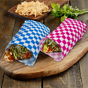 hamburger wrapping paper