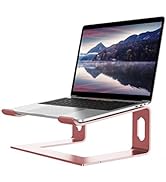 ALASHI Laptop Stand for Desk, Aluminum Computer Riser, Ergonomic Notebook Holder, Detachable Meta...
