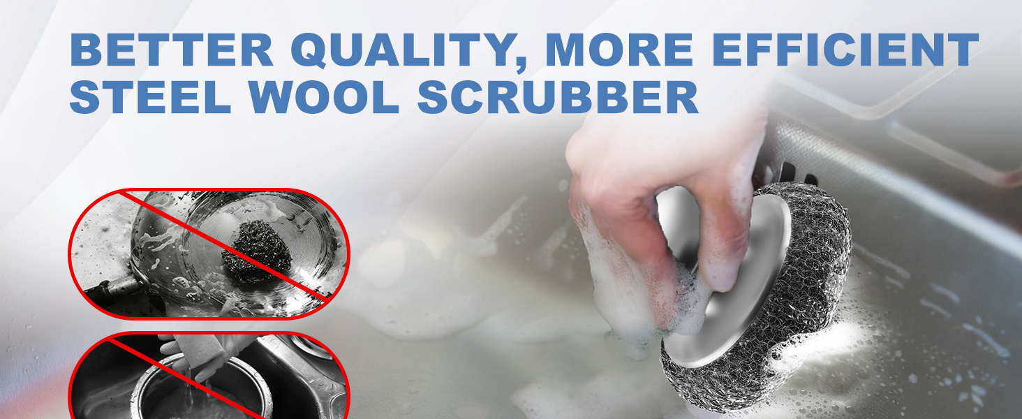 steel wool scrubber