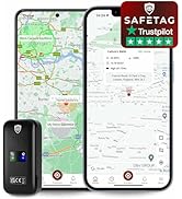 SafeTag Mini 4G - 4G LTE Rechargeable Mini GPS Tracker, Car, Van, Motorbike etc. 34-205 Countries...