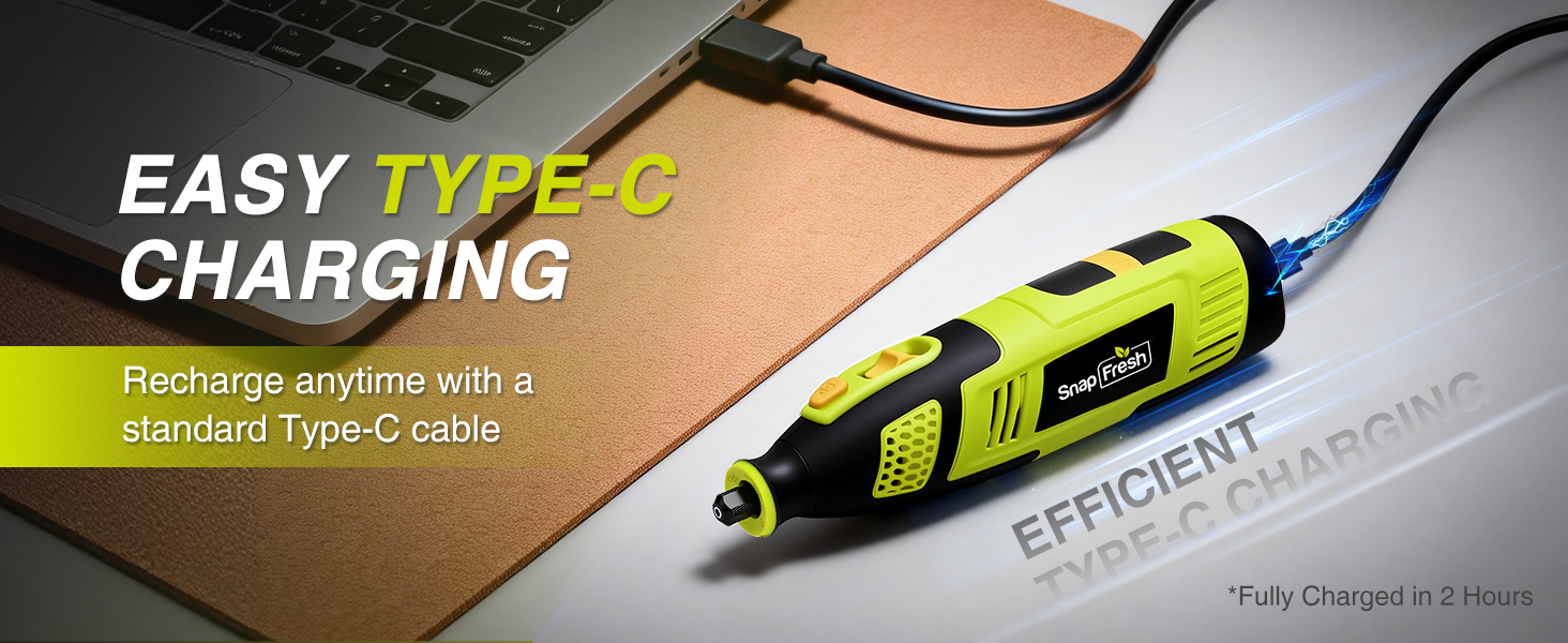 SnapFresh 12V Cordless Rotary Tool Kit