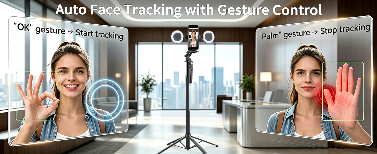 Auto Face Tracking Tripod for iPhone