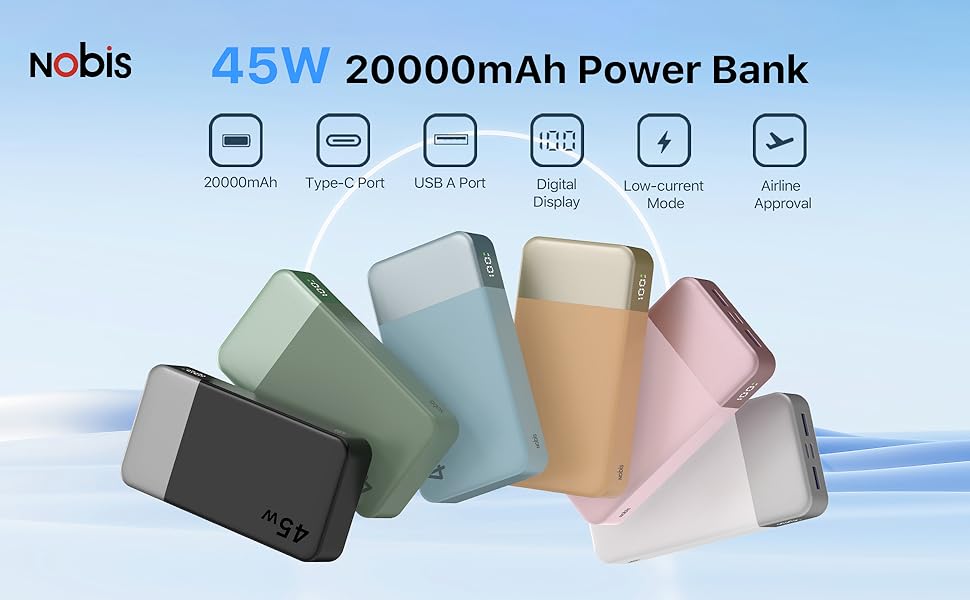45W 20000mAh Power Bank