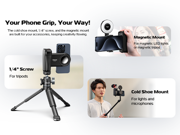 iphone camera accessories bluetooth remote for iphone camera camera grip ulanzi light