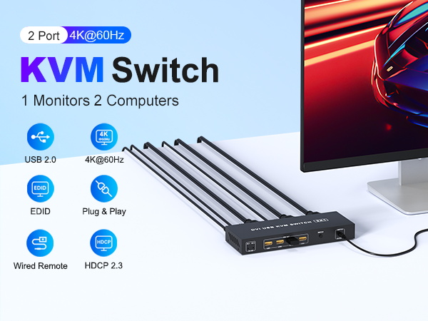 kvm switch 1 monitors 2 computers
