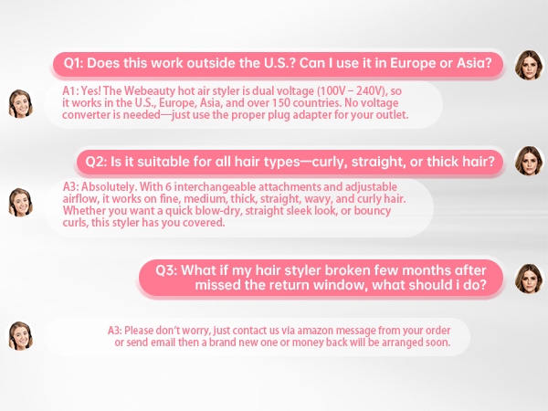 Dual Voltage Hot Air Styler