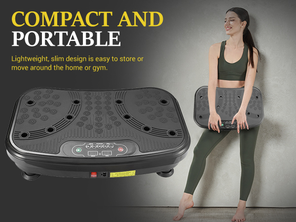 Vibration Plate Exercise Machine for Home Gym