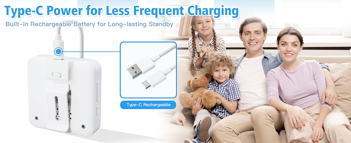 SINGCALL Wireless Portable Pager Receiver Rechargeable