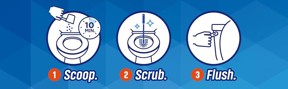 Scoop, scrub, flush.