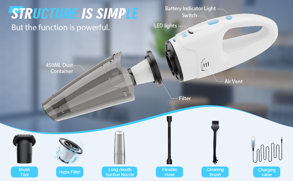 handheld vacuum cordless