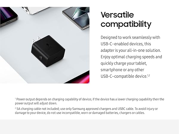 Samsung 45W Power Adapter w/o Cable