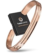 TheraCopper Copper Bracelet for Men &amp; Women — 100% Pure Copper Bracelets — Raw, Solid &amp; Uncoated ...