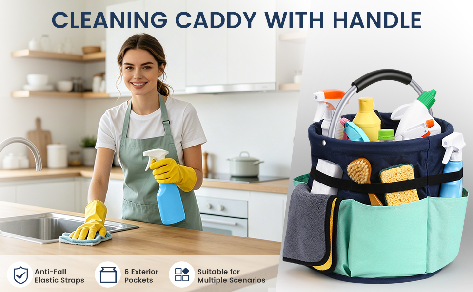 Cleaning supply caddy