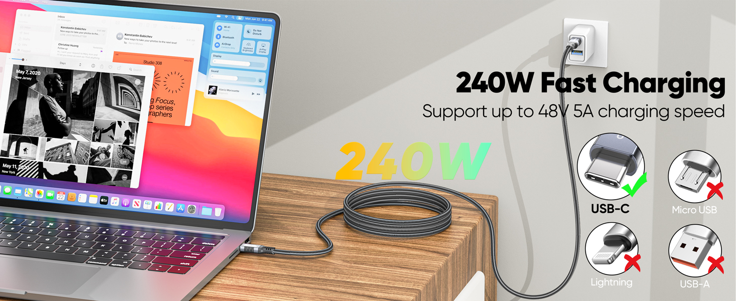 usbc to usbc data transfer cable