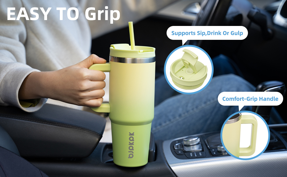 tumbler with lid and straw