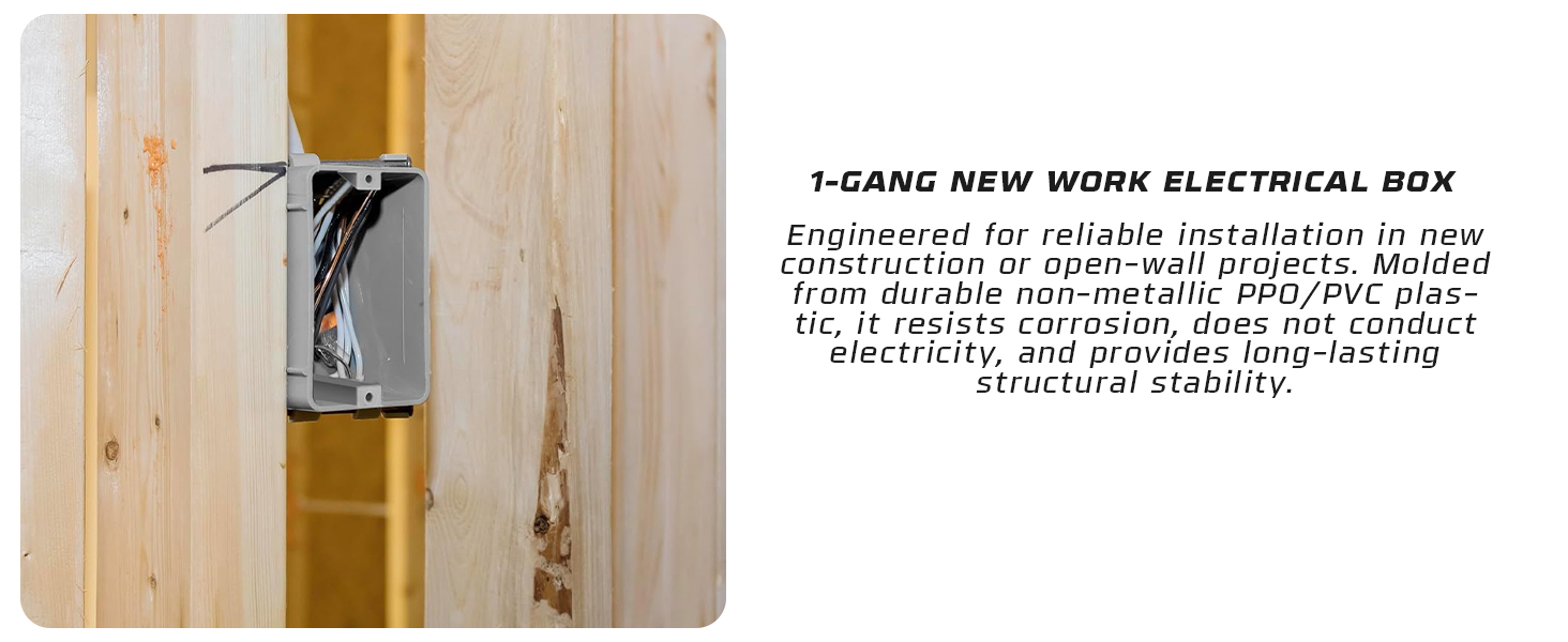 1-Gang Outlet Box