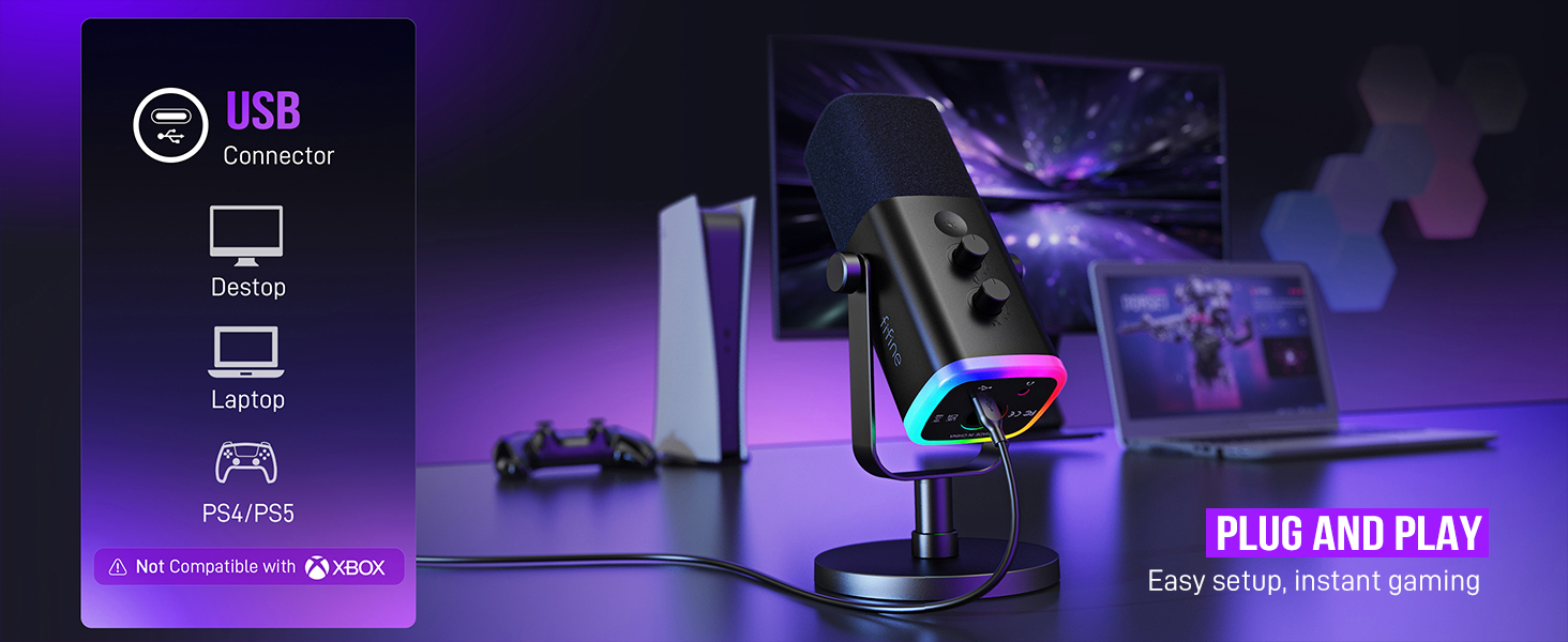 dynamic gaming microphone