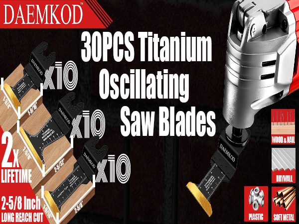 Titanium Oscillating Tool Blades Metal Cutting