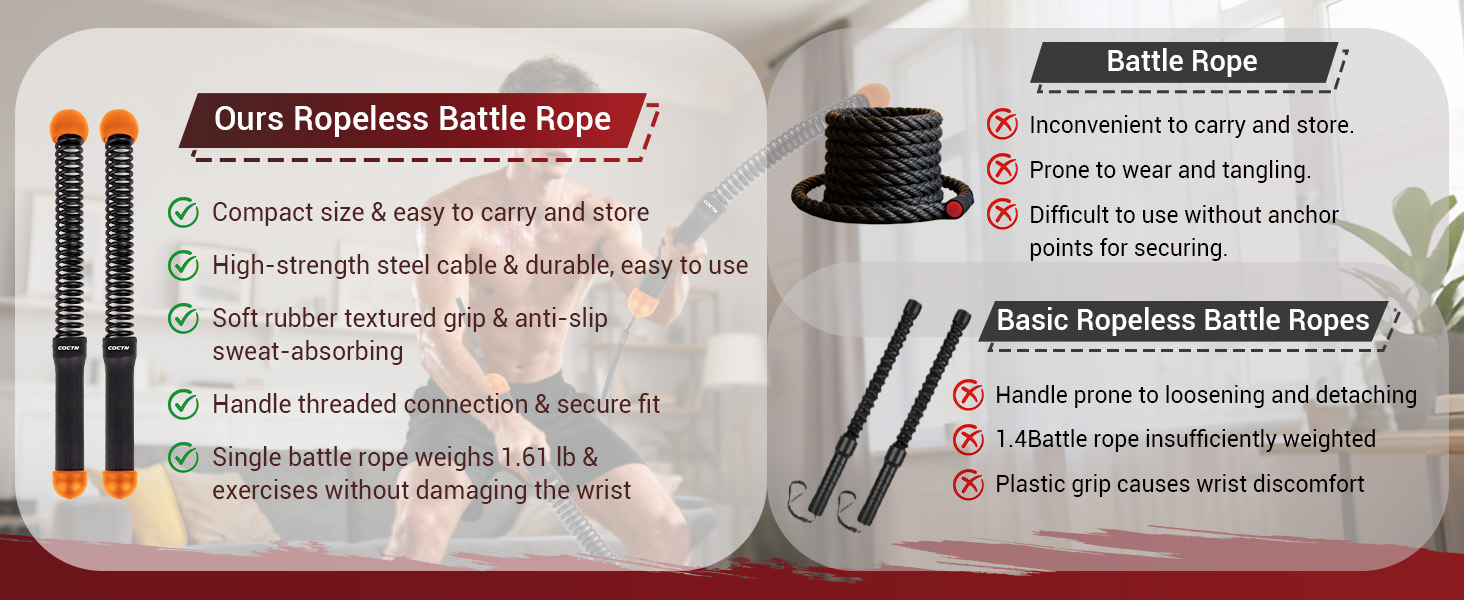 ropeless battle rope