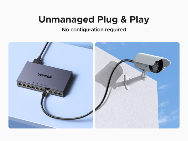 UGREEN Ethernet Switch 10-port PoE Switch