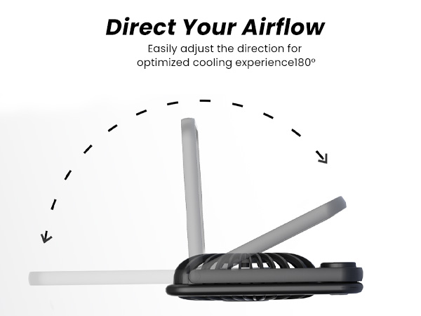 Koonie USB Desk Fan, Strong Wind Ultra Quiet Small Personal Fan