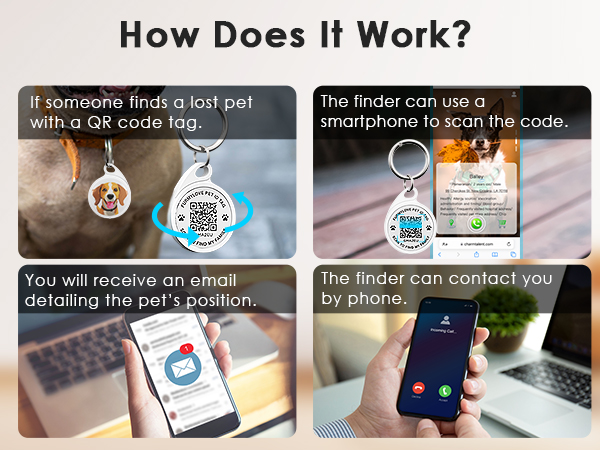 dog qr code tag