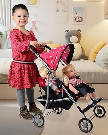 double dolls stroller