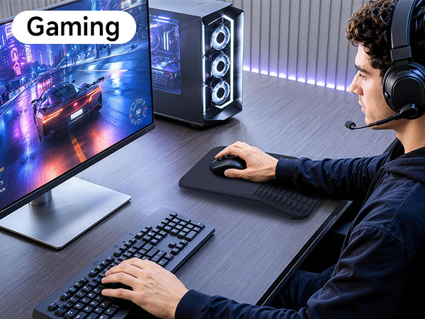 mouse pad with wrist rest
