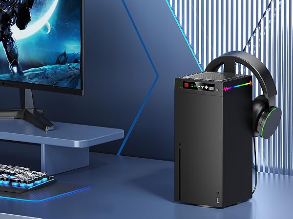 Headphone hook for better game space storage