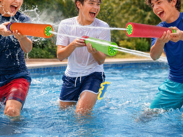 Foam Blaster Water Guns 6 Pk