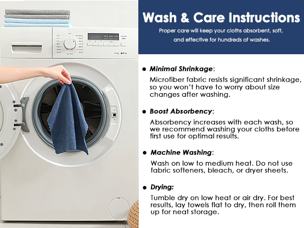 How to take care of the cleaning paper towels?