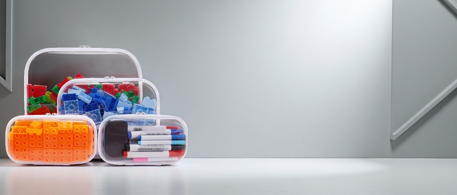 clear zipper case