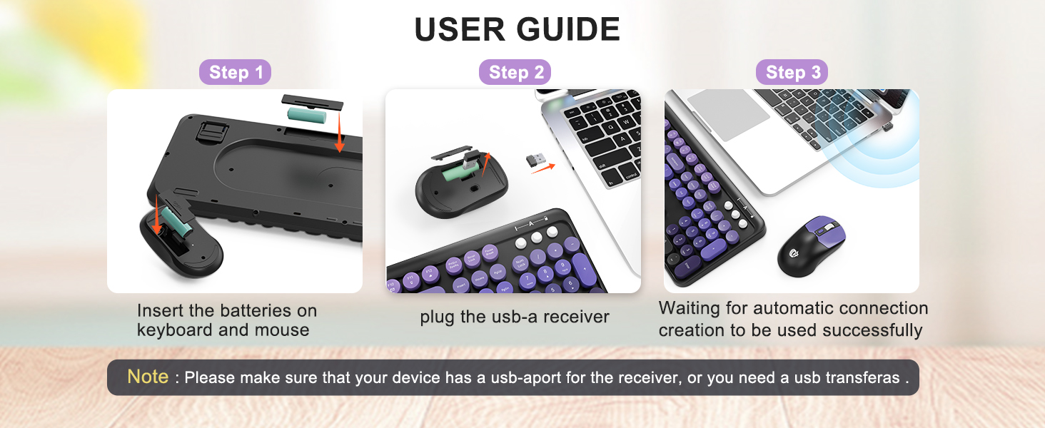 clicky keyboard wireless