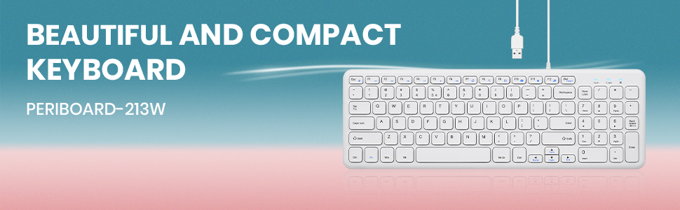 Beautiful and compact keyboard