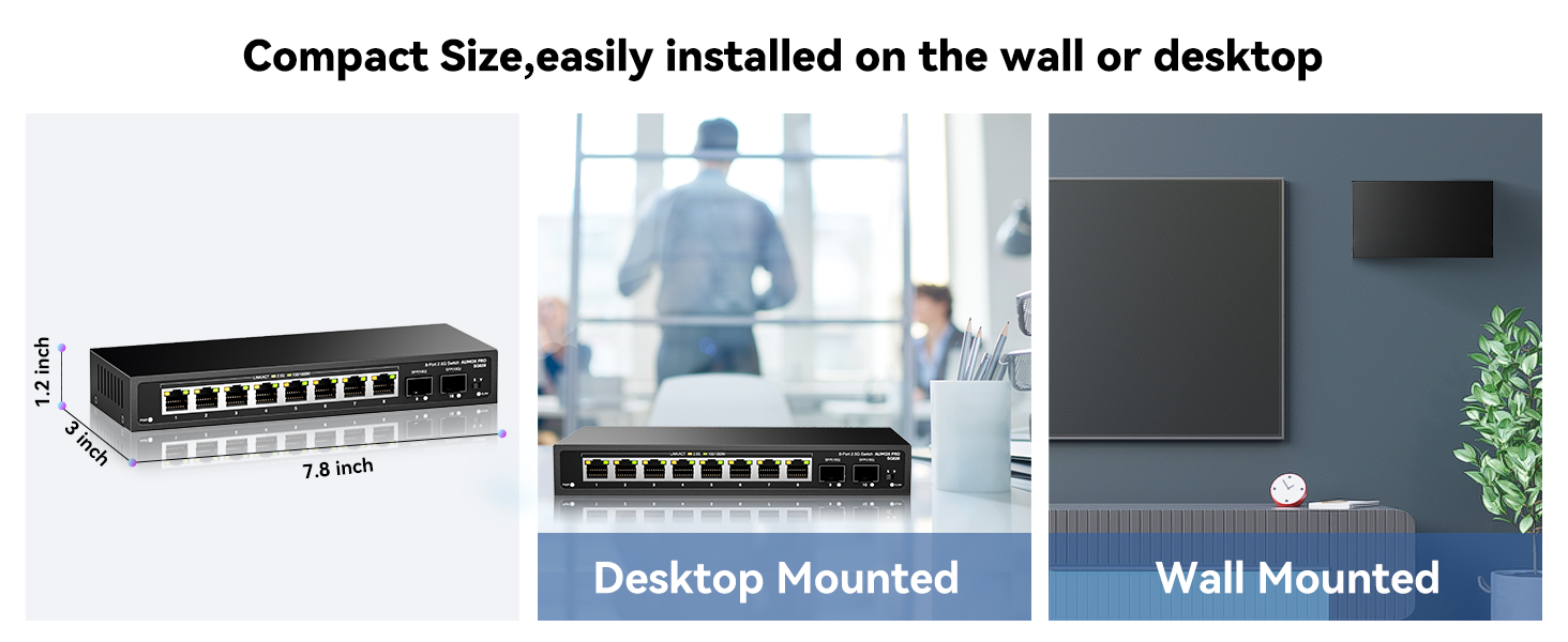 Desktop and Wall-mount Design