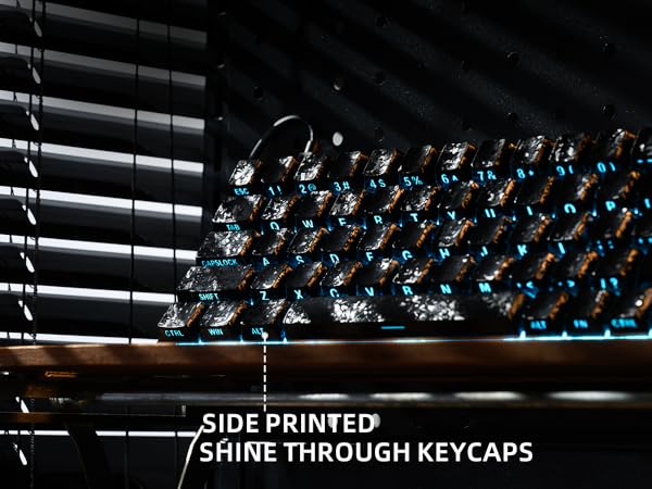 black keycaps