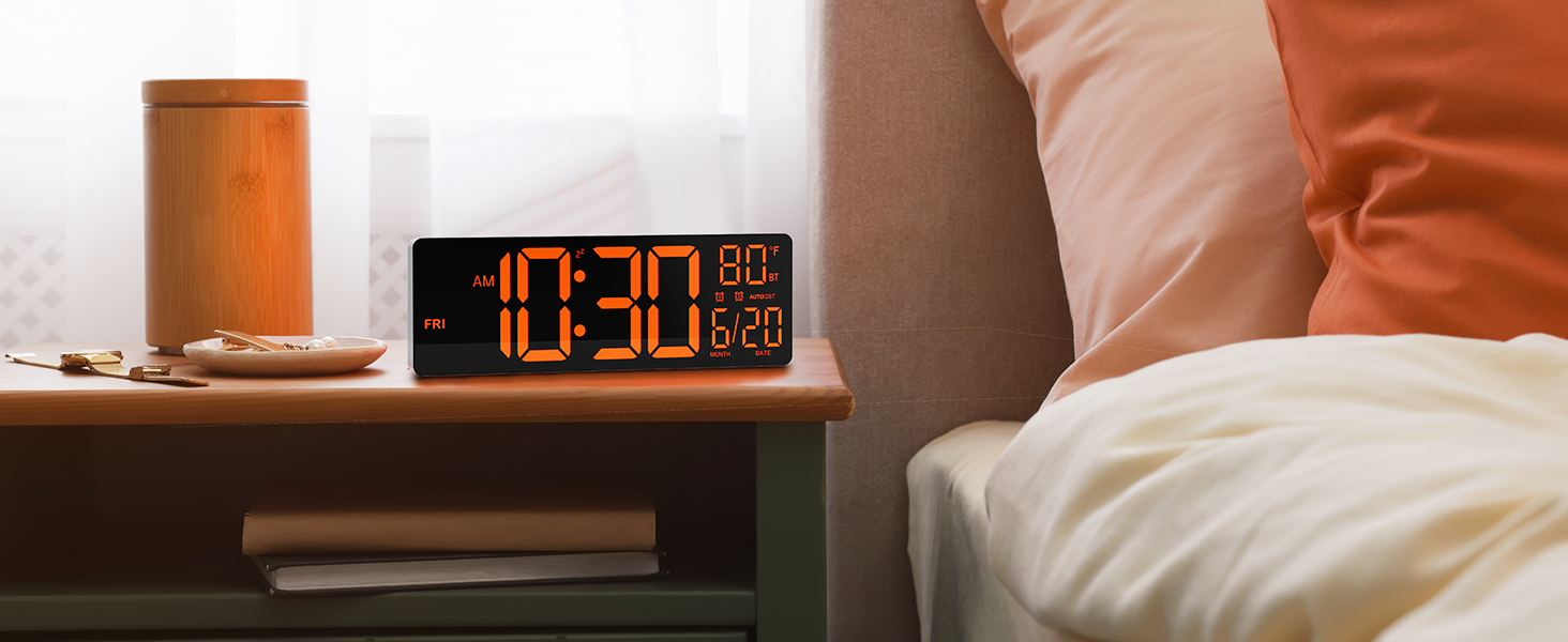 digital clock for living room