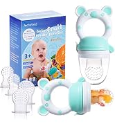 Baby Fruit Food Feeder Pacifier - Fresh Food Feeder, Infant Fruit Teething Teether Toy for 3-24 M...